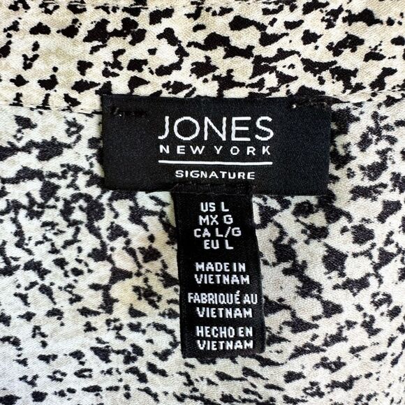 🎉5 for $45 🎉 Jones New York Top Blouse Shirt Size L - Picture 4 of 8